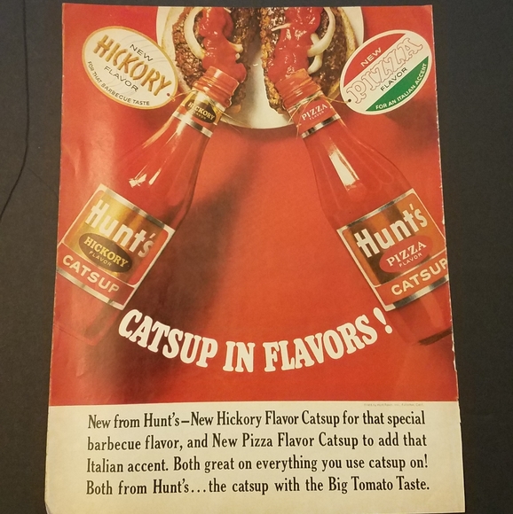 Vintage Other 965 Hunts Catsup Ketchup And Campbells Soup Ad Poshmark